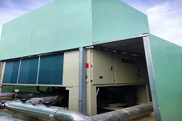 螺桿熱泵機組噪聲治理-商超的中央空調(diào)噪音太大